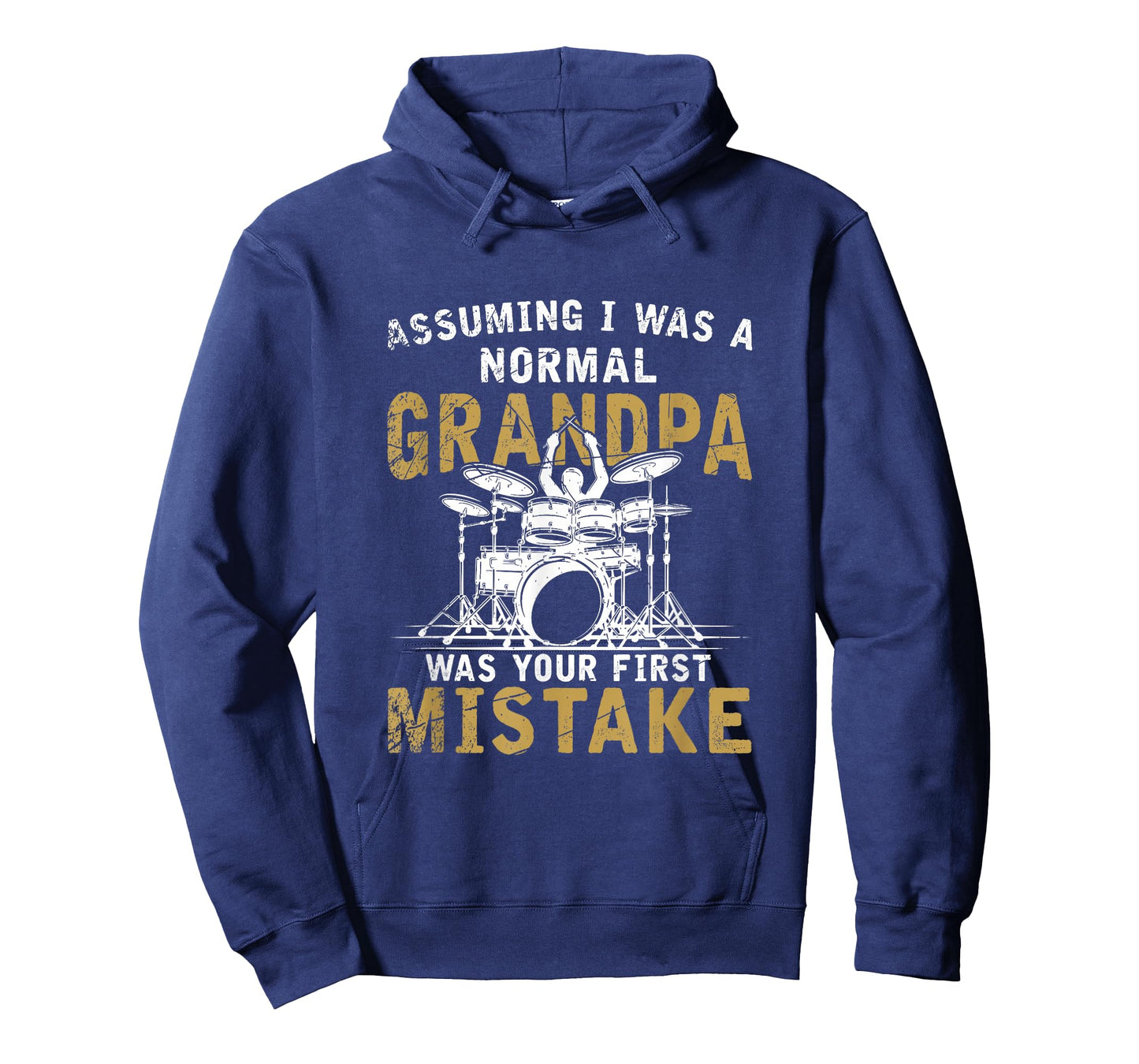 Grandpa Drummer Father's Day Gift Drum Kit T-Shirt
