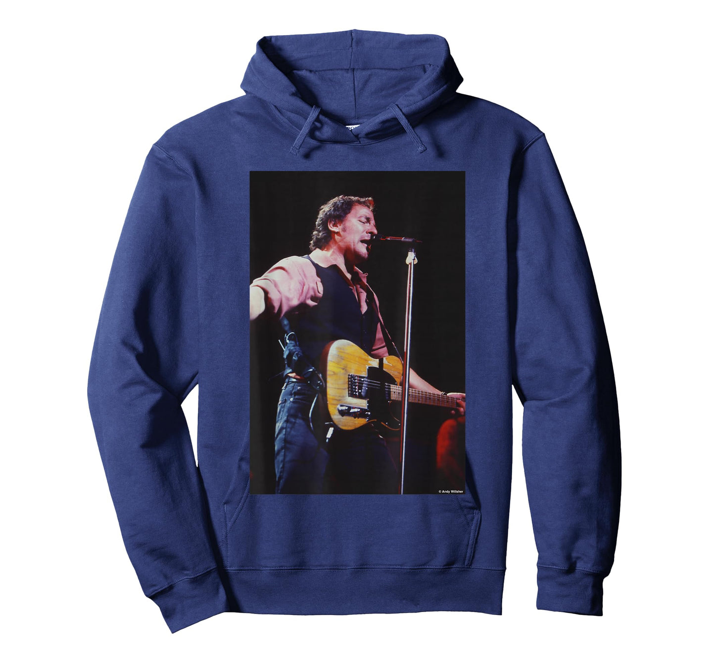 Bruce Springsteen The Boss Live by Andy Willsher T-Shirt