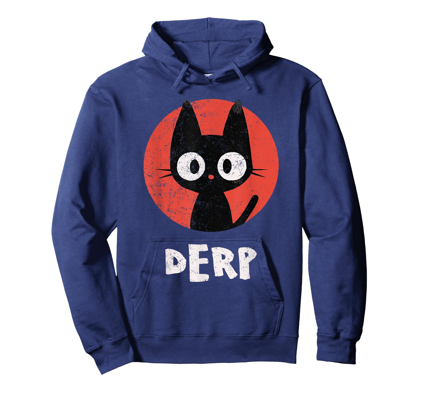 Funny Black Cat Derp T-Shirt