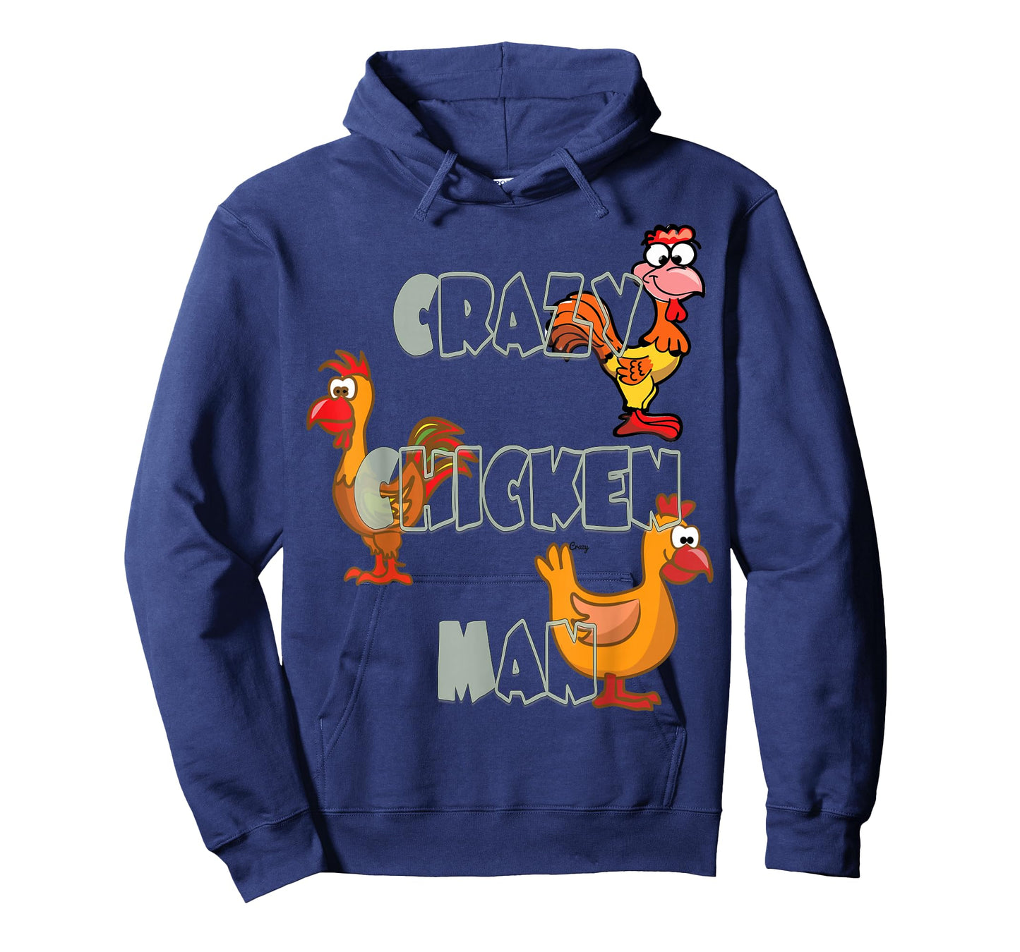 Crazy Chicken Man Tshirt T-Shirt