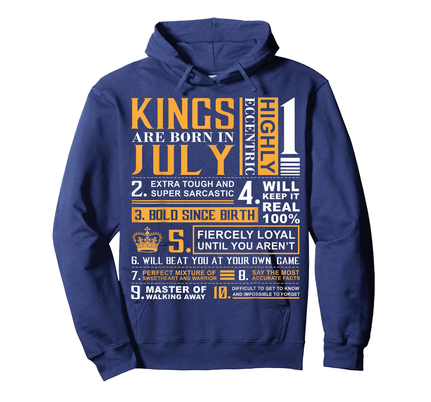 Birthday Gifts - Kings are Born In July T-Shirt T-Shirt