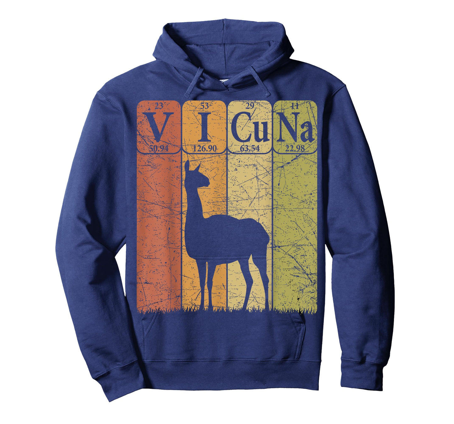 Vicuna Periodic Table Elements Vicuna Lover Camelids Retro T-Shirt