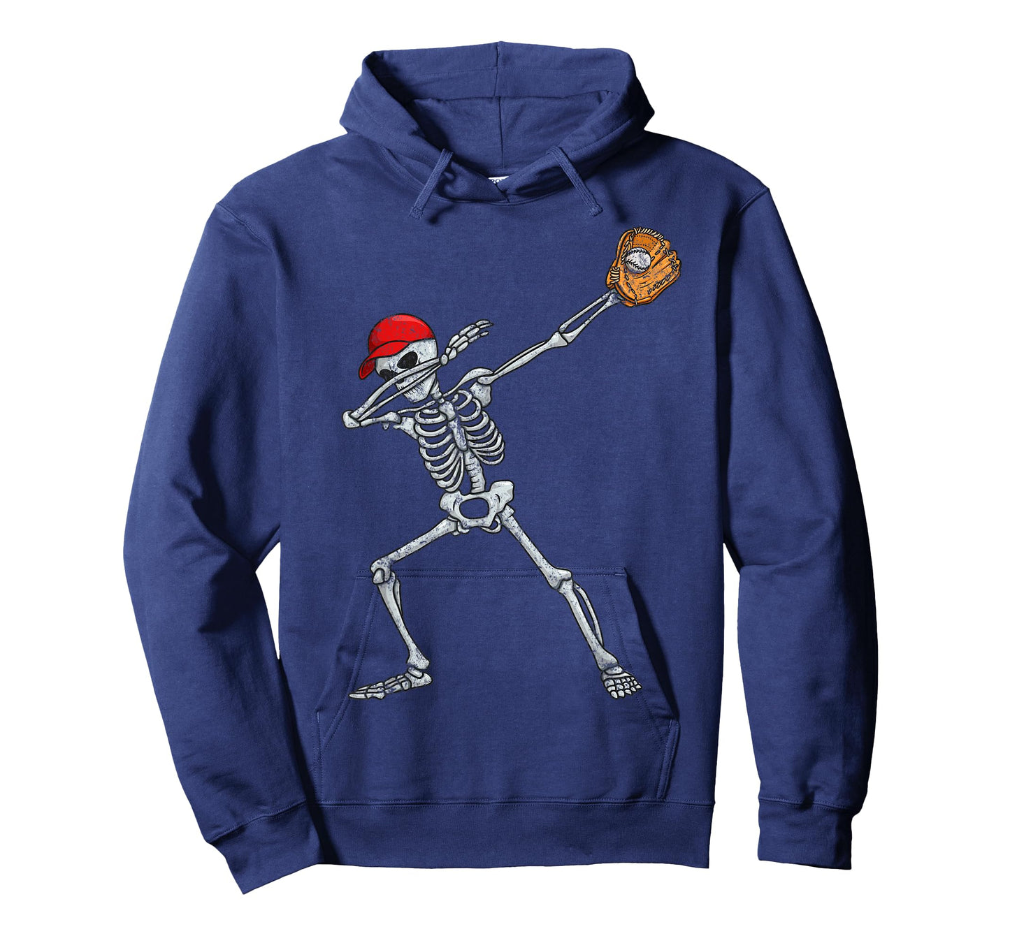 Vintage Fun Dabbing Skeleton Baseball Player Halloween Dab T-Shirt