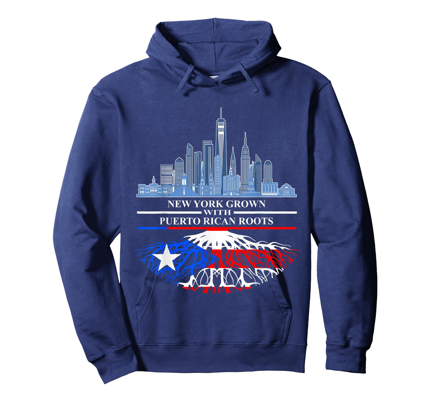 New Yorker Half Puerto Rican New York City Puerto Rico Flag T-Shirt