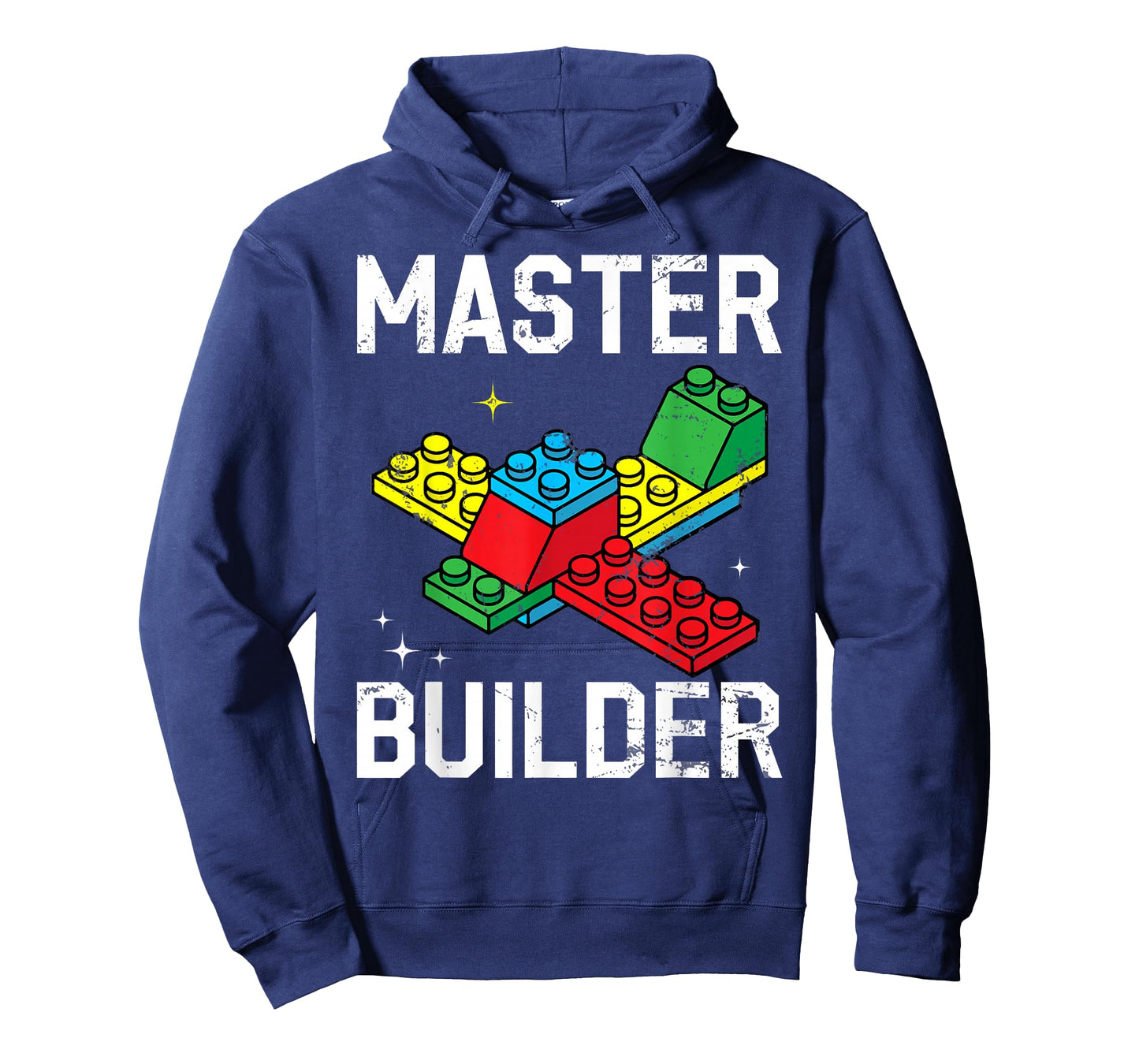 Master Builder Kids Building Blocks Brick Toy for Boys & Men T-Shirt