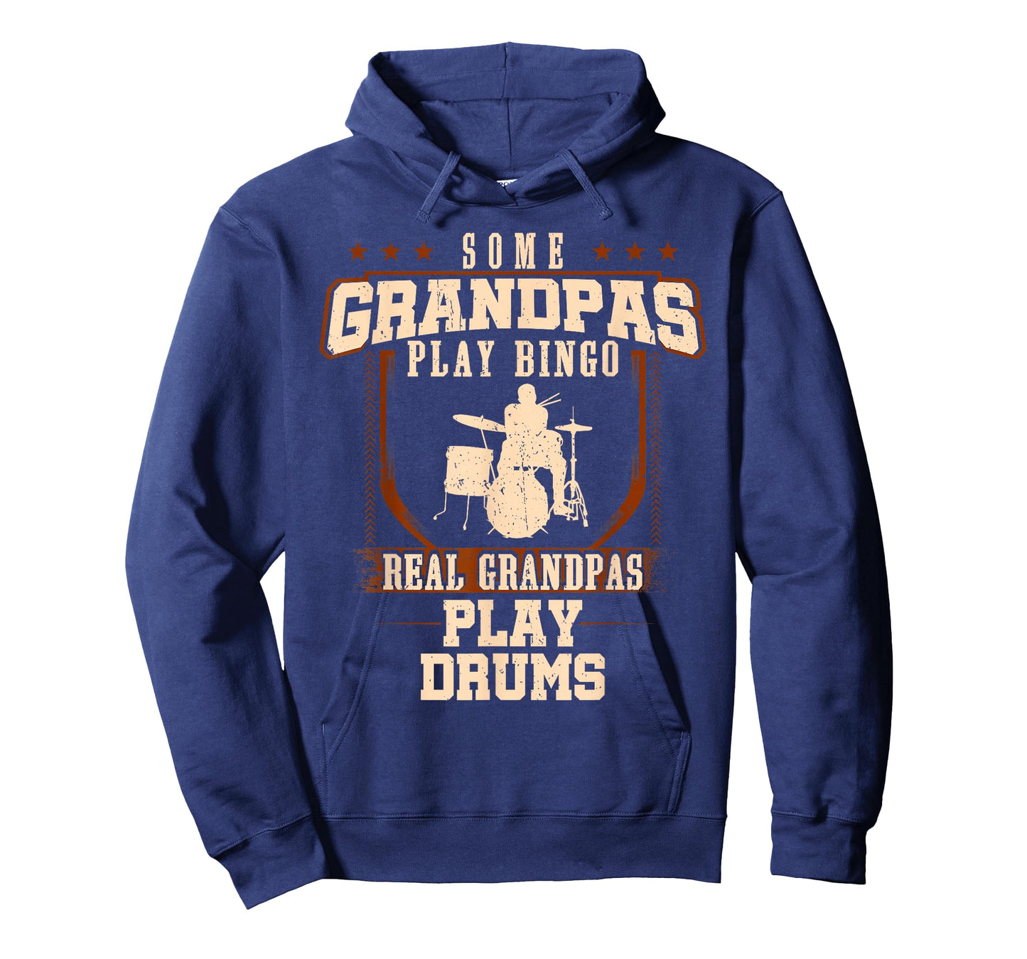 Some Grandpas Play Bingo Real Grandpas Play Drums T-Shirt