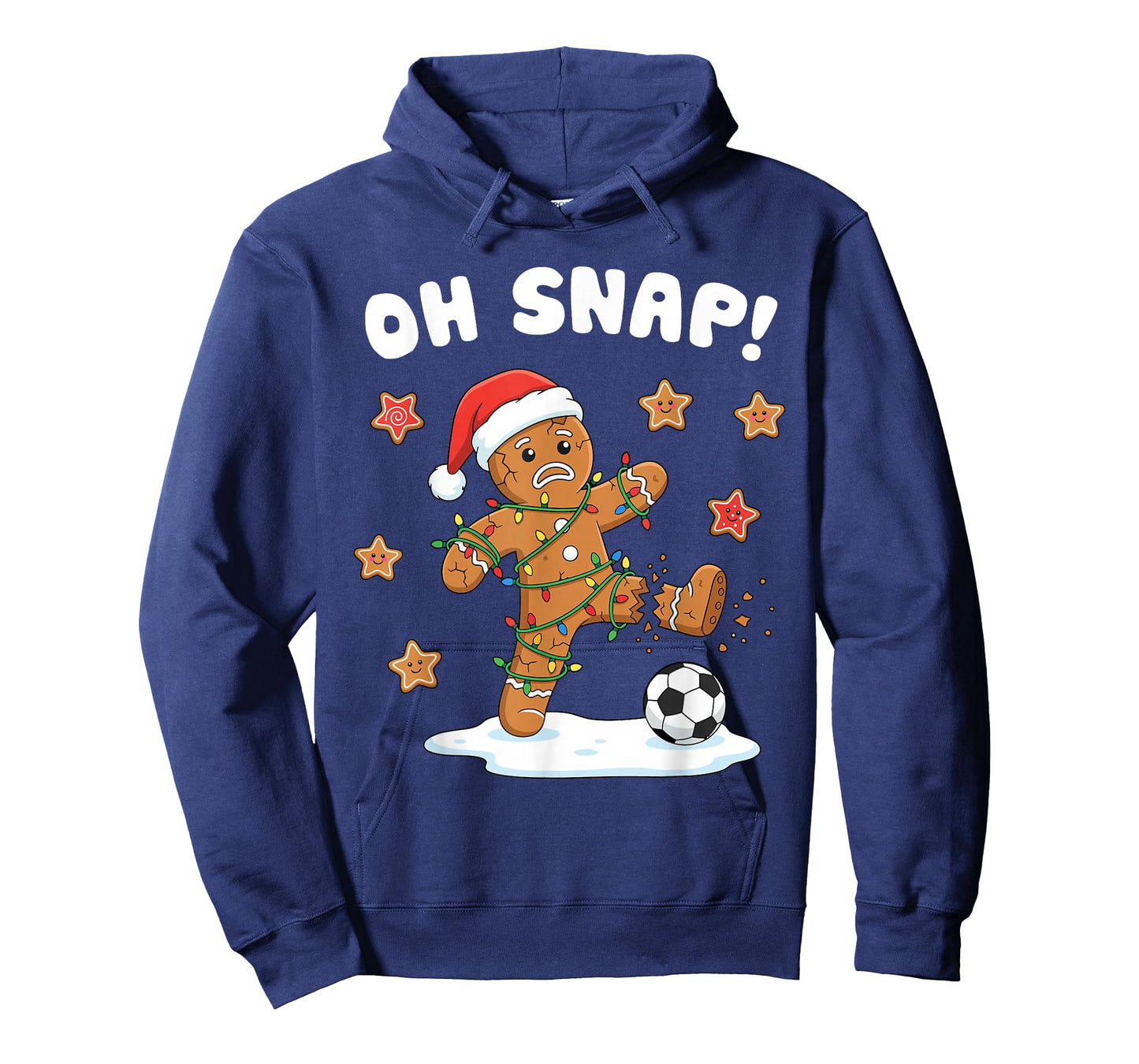Christmas Gingerbread Oh Snap Cookie Xmas Holiday Soccer T-Shirt