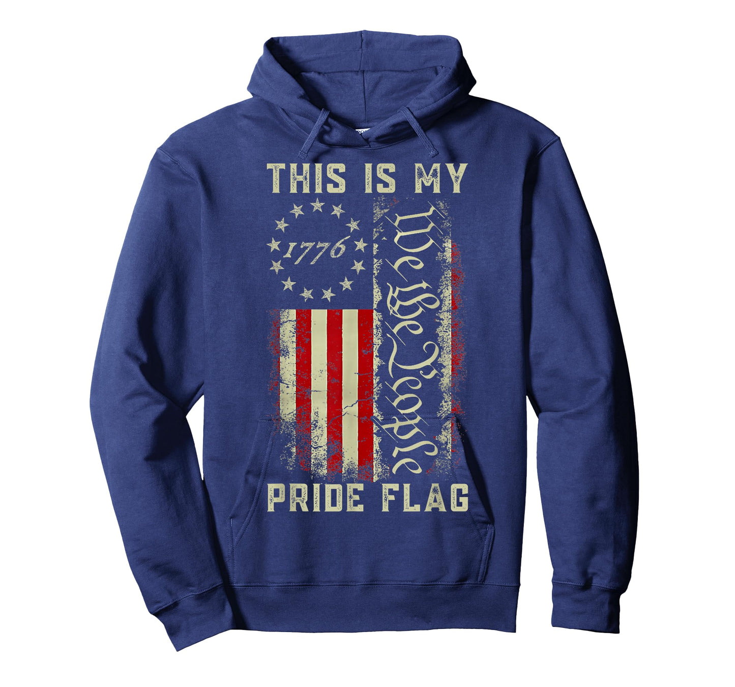 This is My Pride Flag 1776 We The People American Flag USA T-Shirt