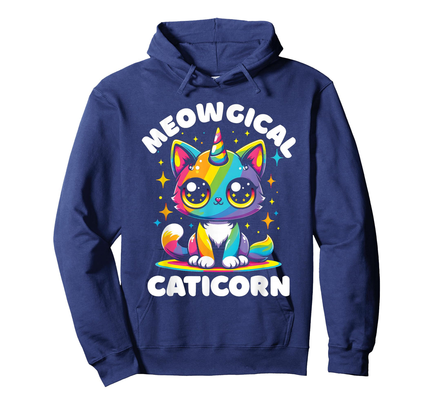 Meowgical Caticorn Cat Unicorn Rainbow Kittycorn T-Shirt