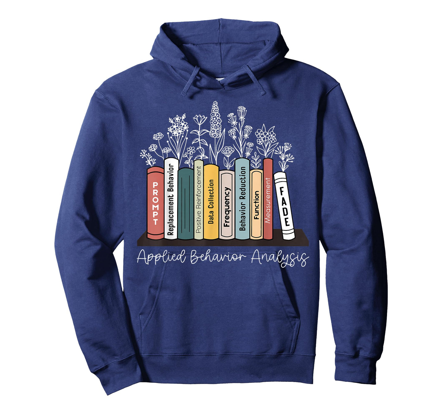 Applied Behavior Analysis Book Wildflower ABA RBT Therapist T-Shirt