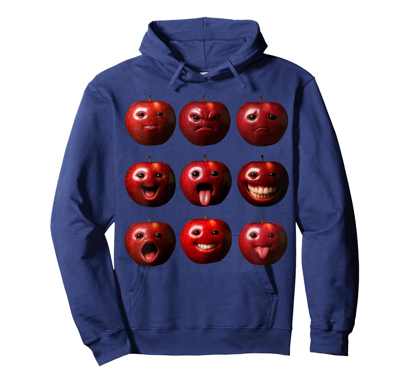 Funny Silly AI Apple gen z Meme BrainRot Humor Fruit Lovers T-Shirt