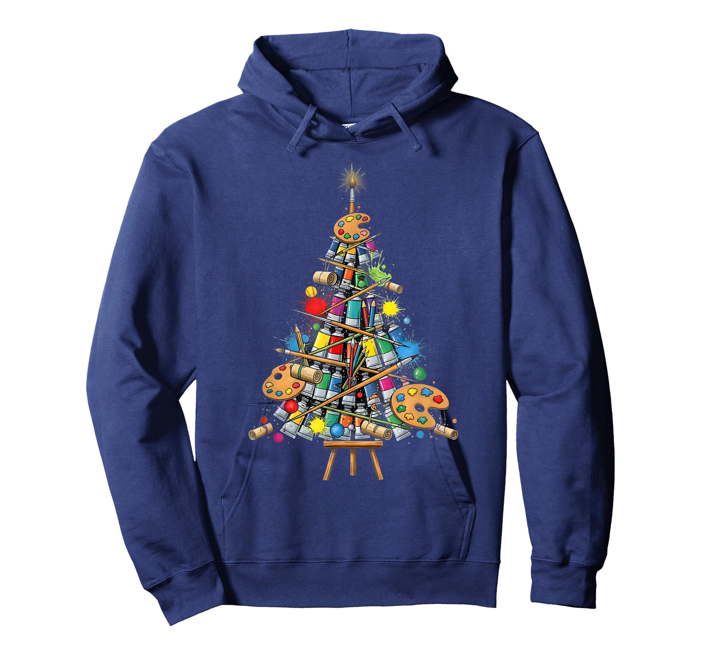 Funny Christmas Tree for Painters and Artists T-Shirt