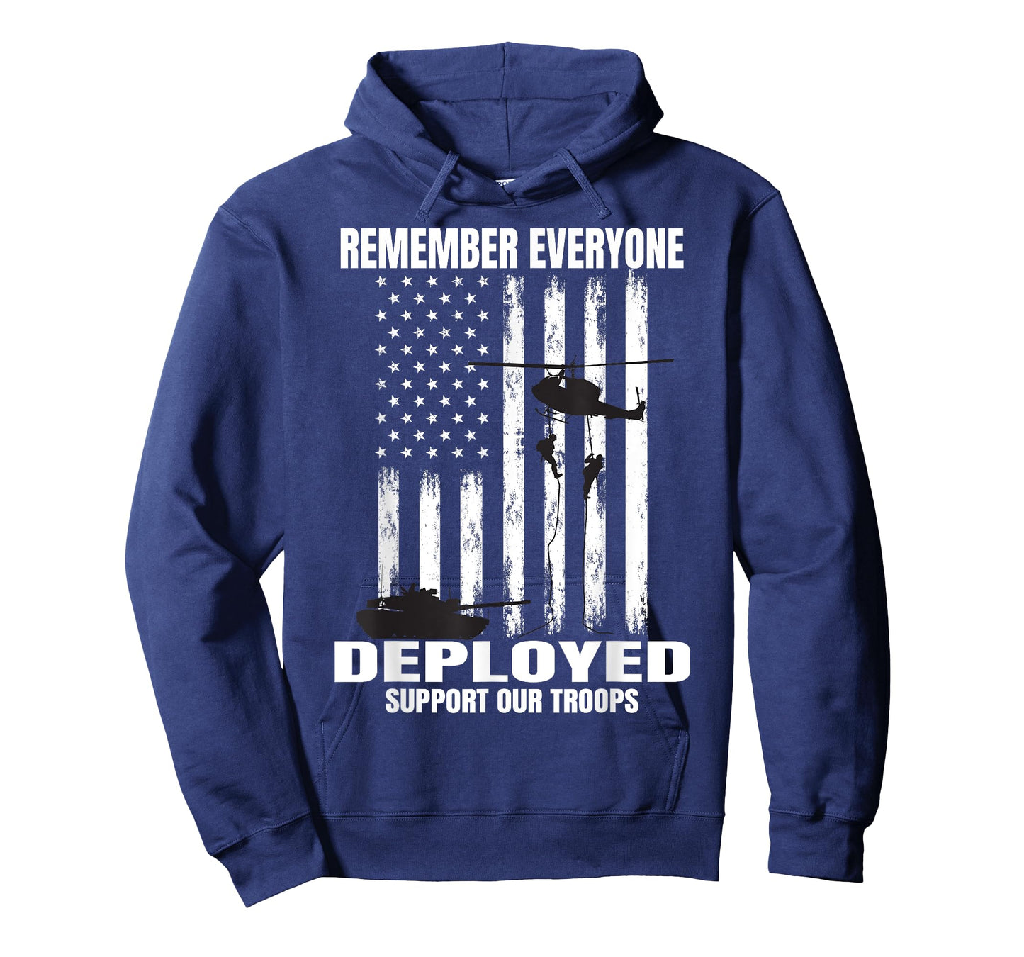 Red Fridays Military Support Remember Everyone Deployed Flag T-Shirt