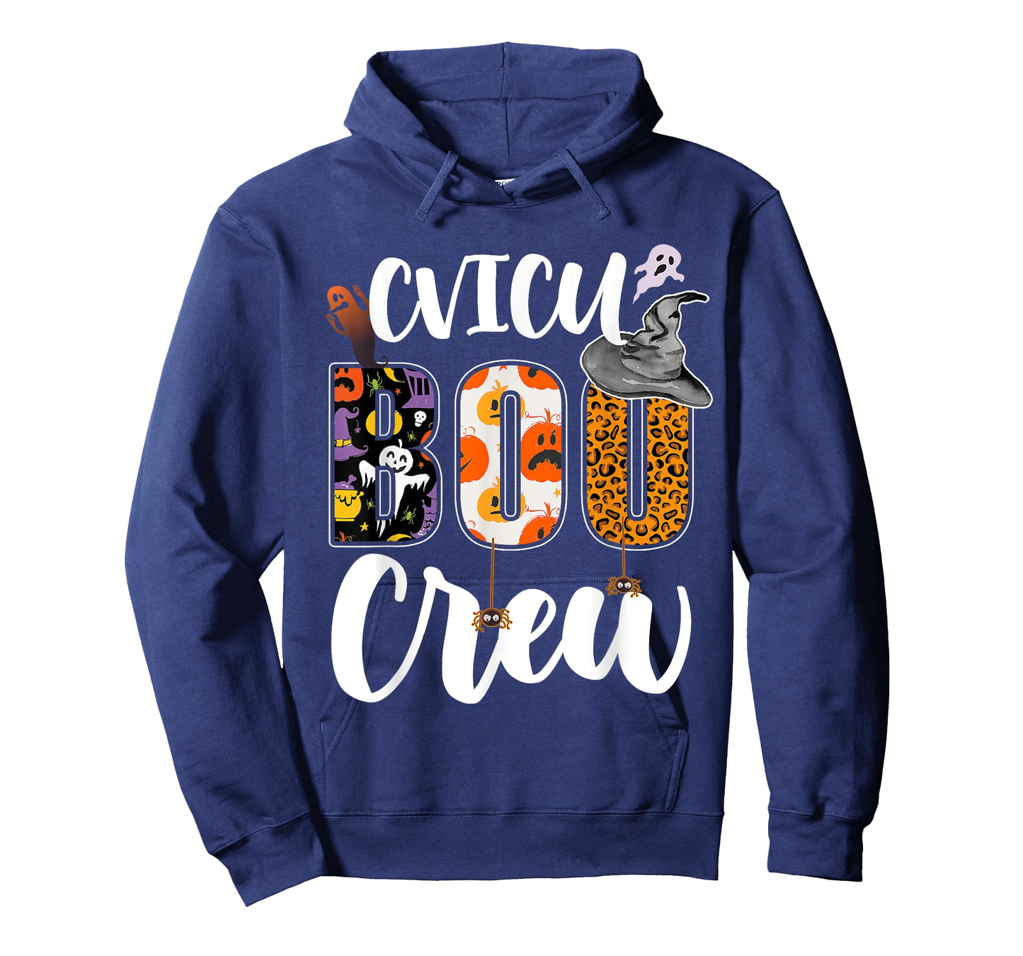 CVICU Boo Crew Ghost Funny Halloween CVICU Nurse RN Matching T-Shirt