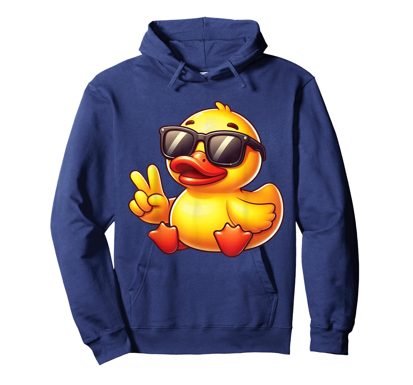Cool Retro Yellow Rubber Duck in 70s 80s Funny Duck T-Shirt