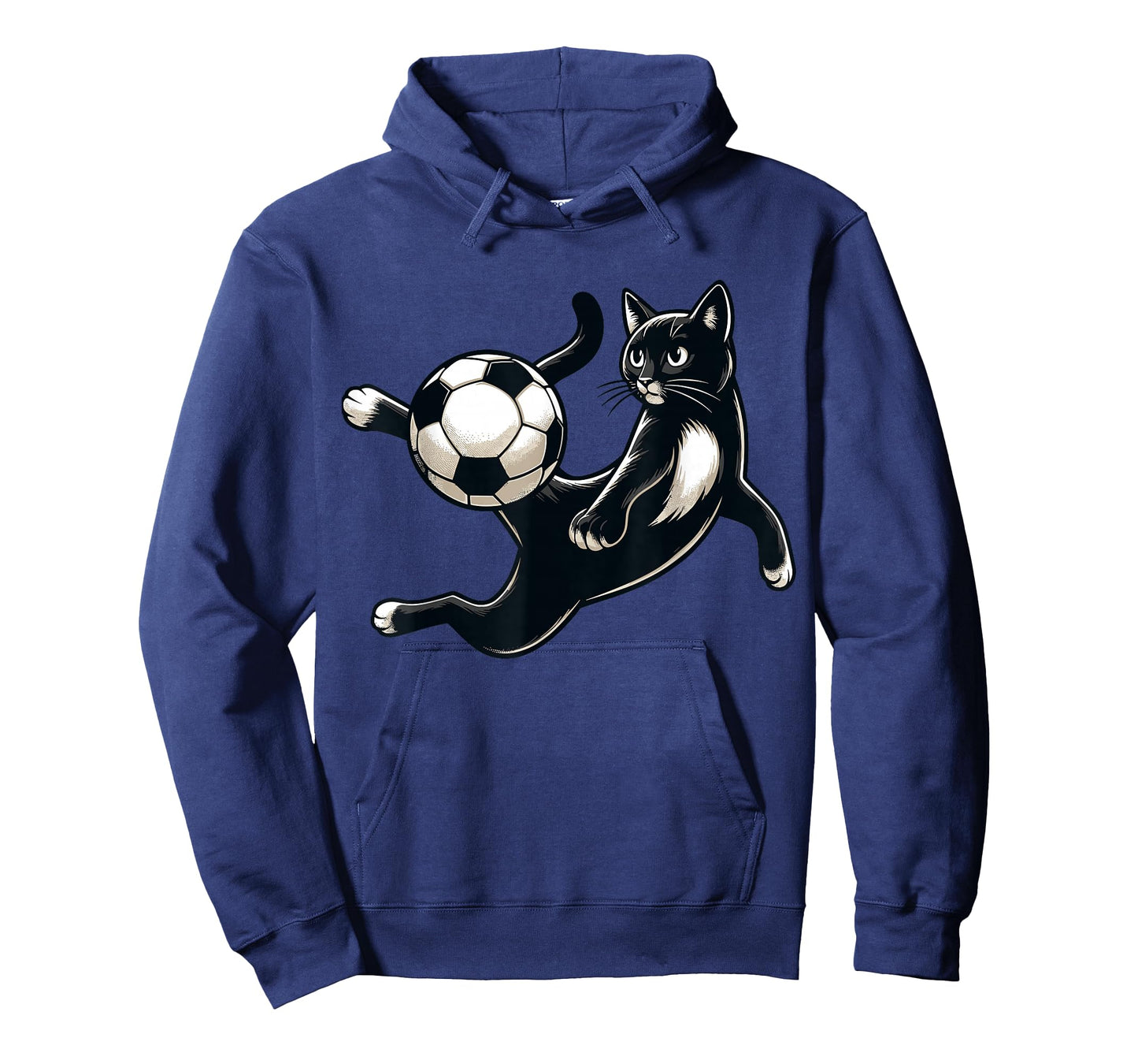 Black Cat Bicycle Kick - Soccer Fans Women Men Kids T-Shirt