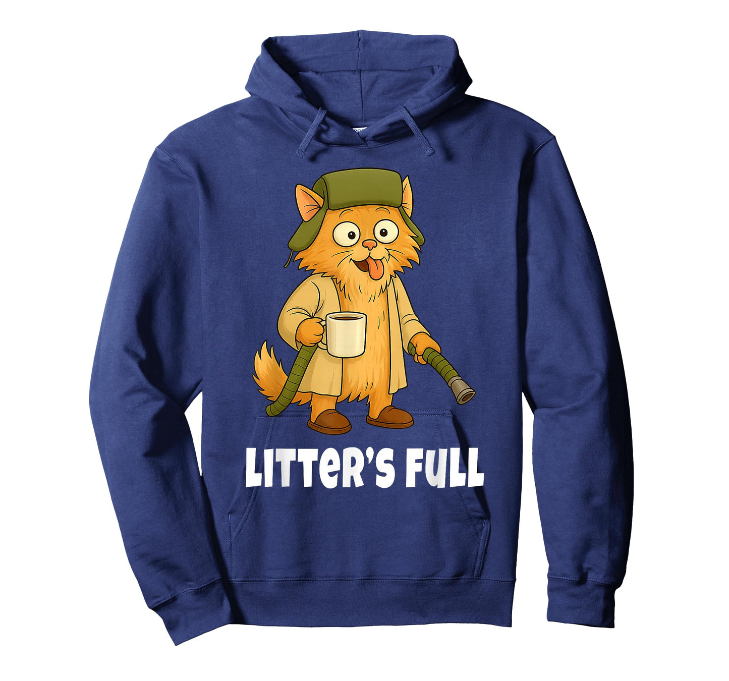 Litter's Full Funny Parody Outfit Sarcastic Christmas Cat T-Shirt
