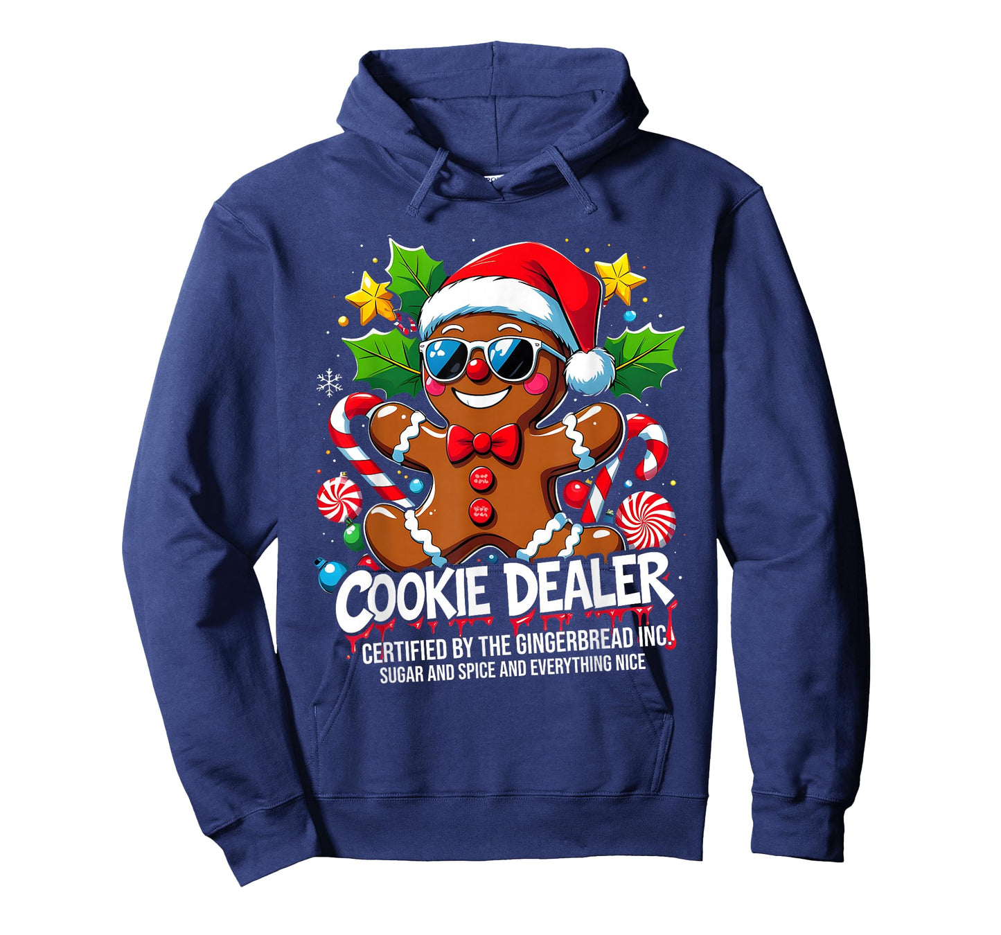 Cookie Dealer Funny Gingerbread Christmas Art T-Shirt