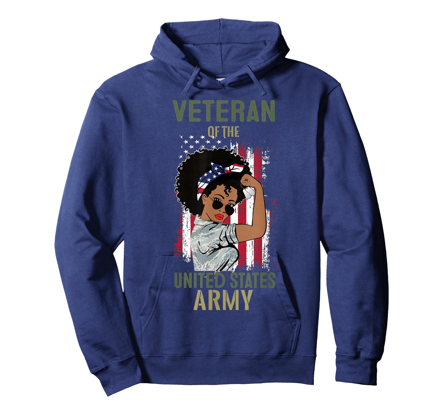 African American Army Veteran Female Shirt, Melanin US Army T-Shirt