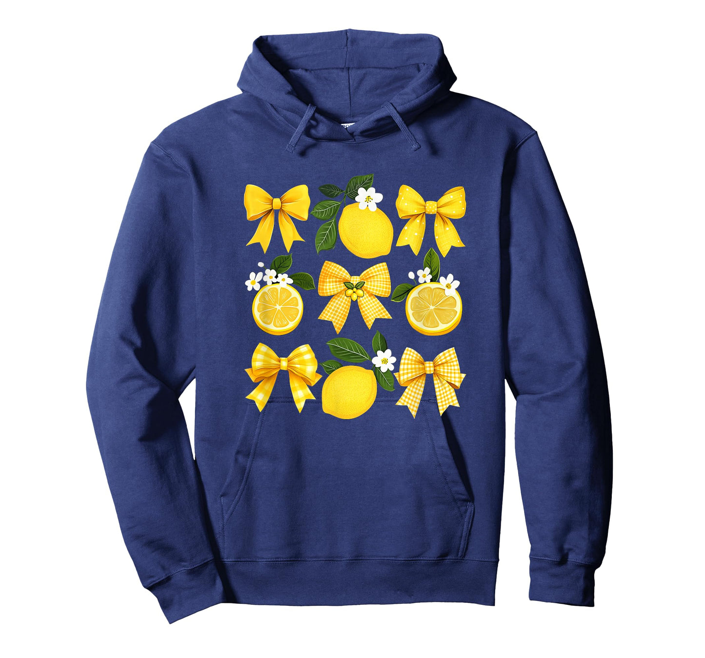 Cute Lemon Tropical Fruits Coquette Bows Summer Girl Women T-Shirt