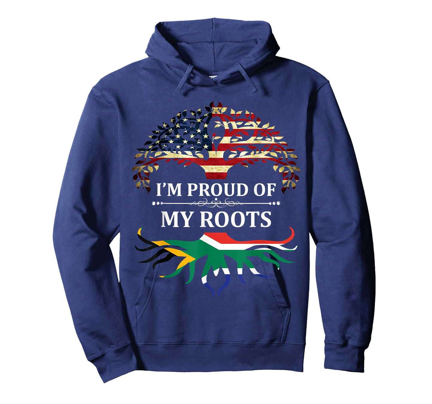 I'm Proud of My South African Roots t-Shirt Flag T-Shirt