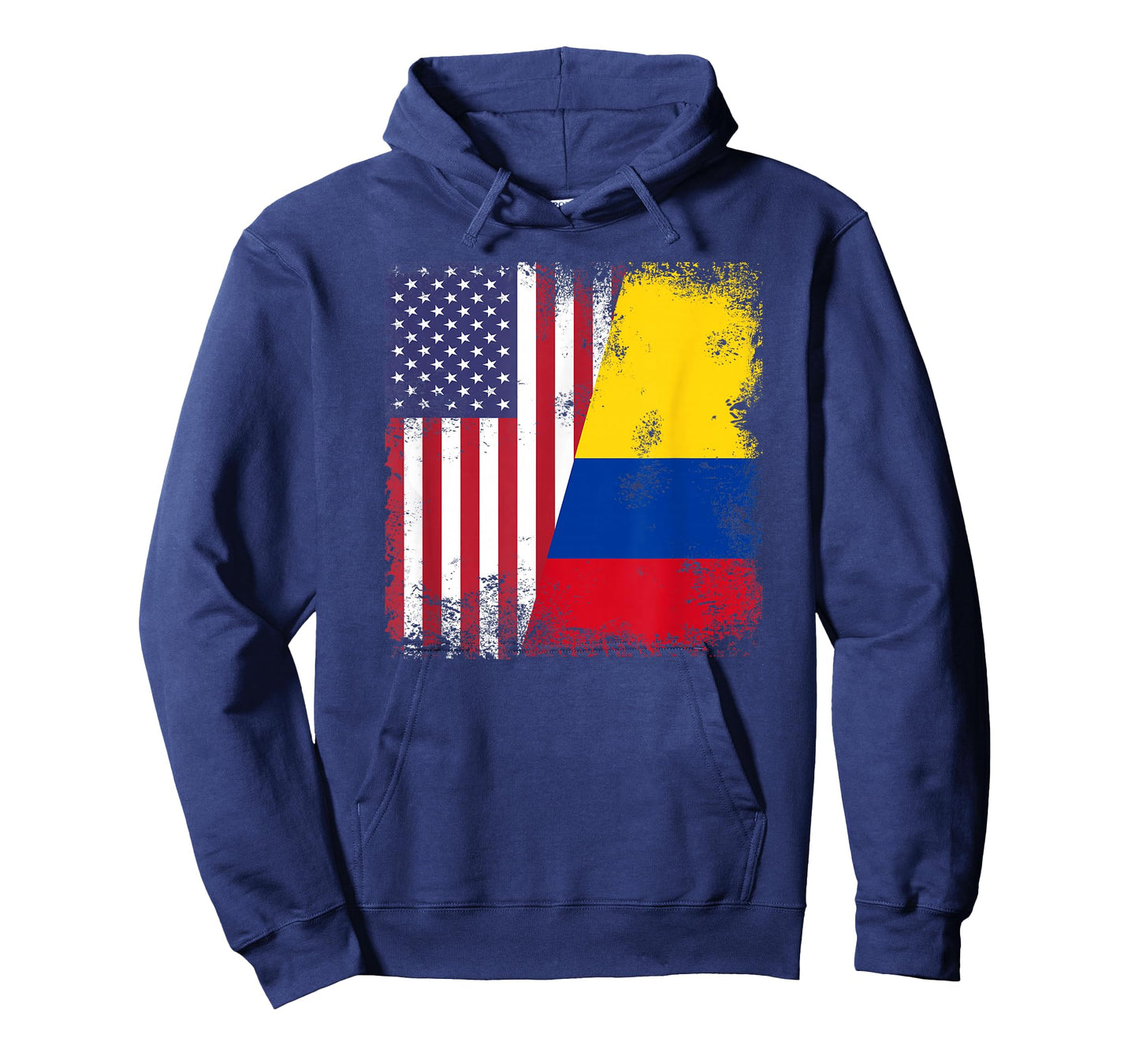 Half Colombian Flag | Vintage Colomobia USA Gift T-Shirt