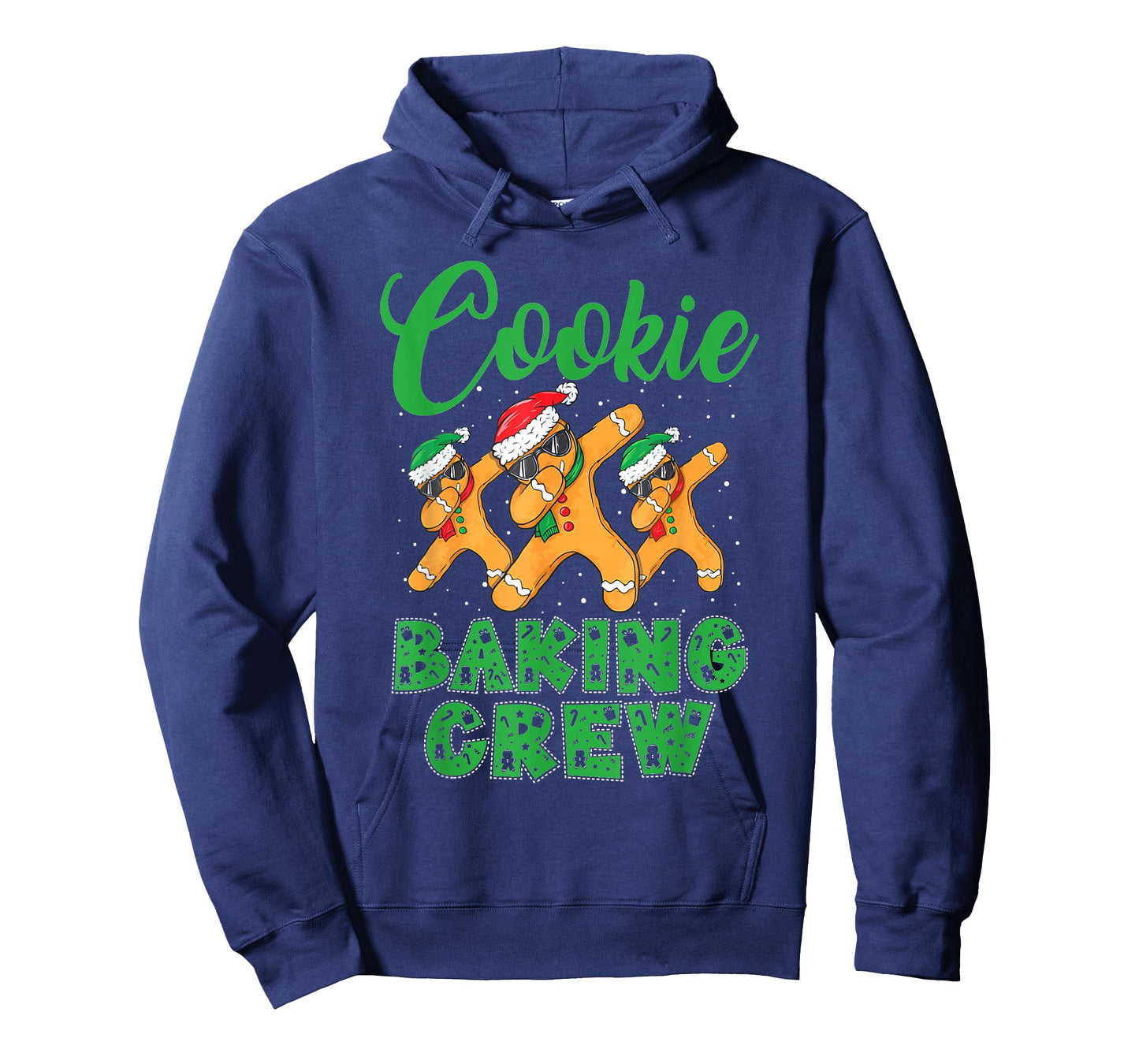 Cookie Baking Crew Dabbing Gingerbread Men Christmas Hats T-Shirt