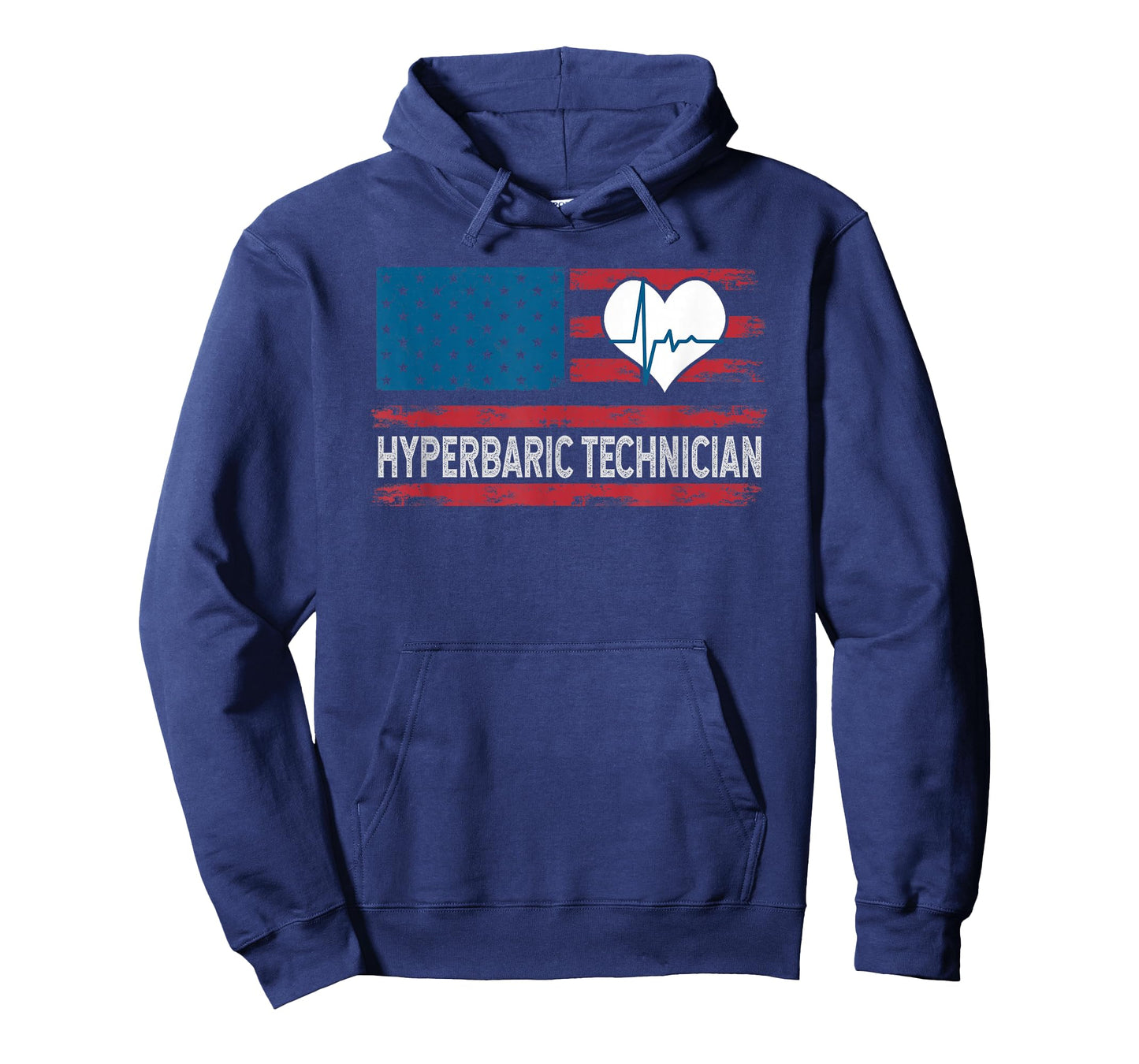 Hyperbaric Technician USA Flag Patriotic T-Shirt