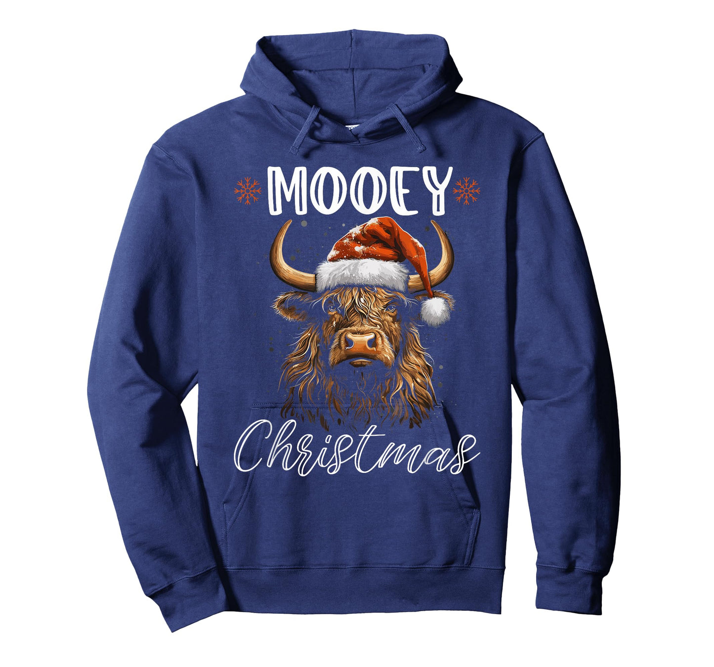 Christmas Highland Cow, Mooey Christmas Western Girl Country T-Shirt
