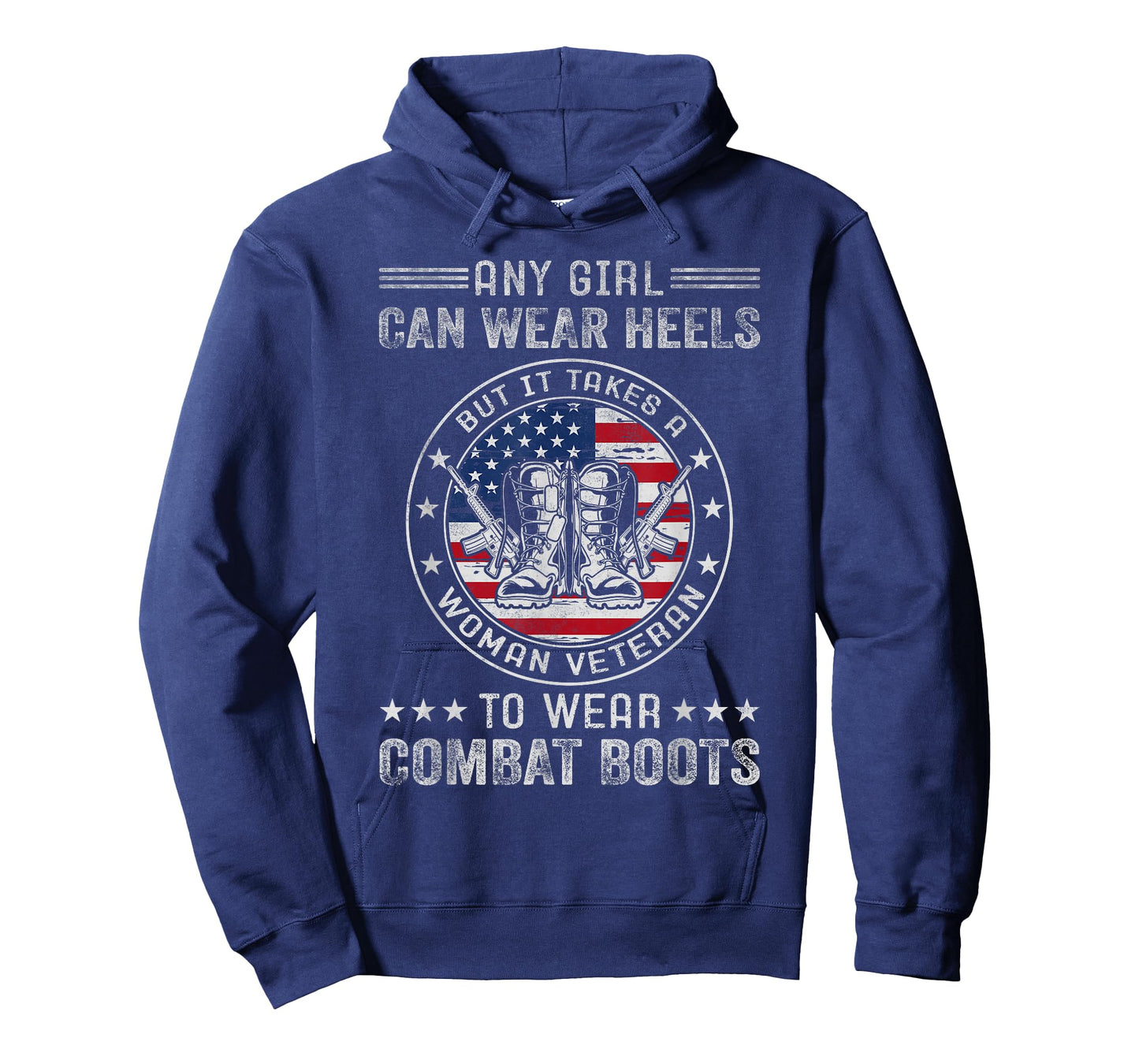 It Takes A Woman Veteran To Wear Combat Boots Female Veteran T-Shirt