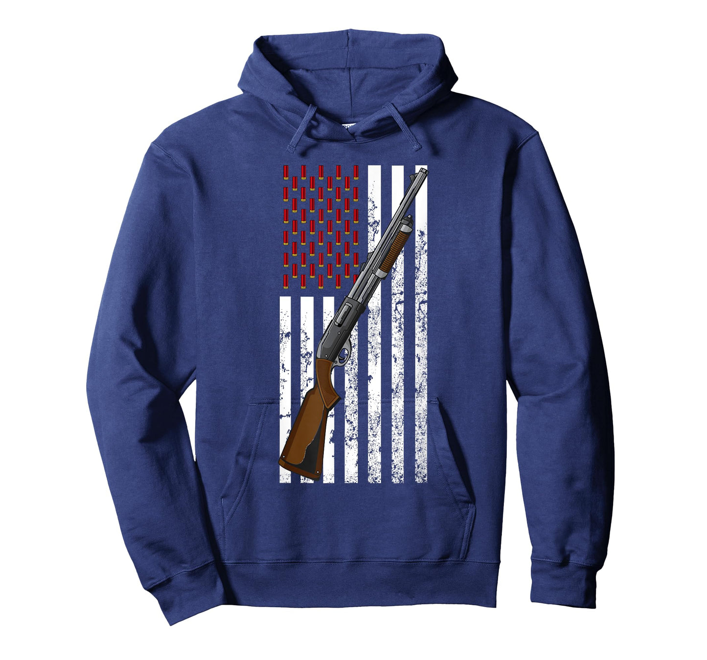 Clay Target Shooting USA Shotgun Flag - Shotgun & Cartridge T-Shirt