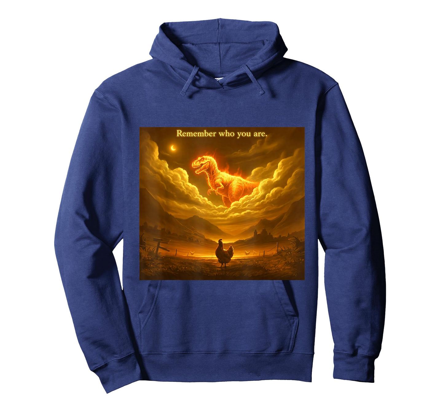 Remember Who You are Funny Evolution Meme Chicken Dinosaur T-Shirt