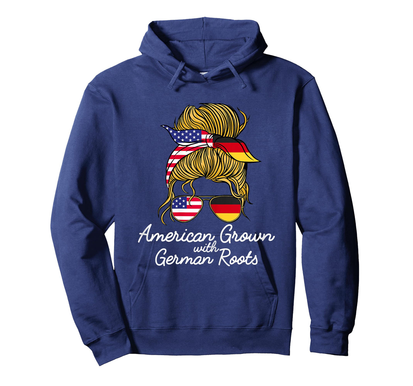 American Grown with German Roots Germany and USA Flag T-Shirt