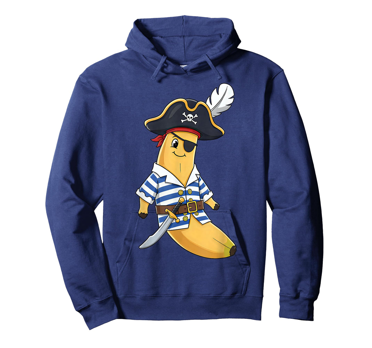 Funny Banana Pirate Captain for Halloween Party Costume Cool T-Shirt