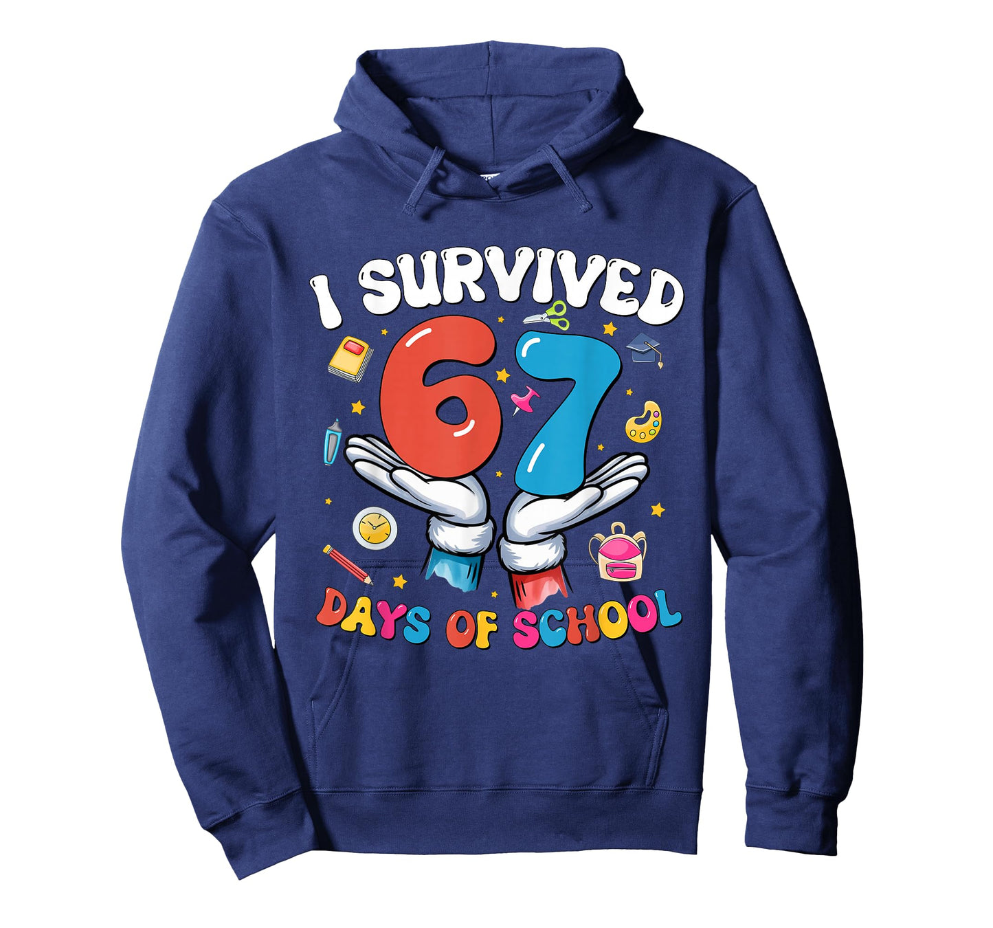 I Survived 67 Days of School Six Seven 67 Gen Z Meme Teacher T-Shirt