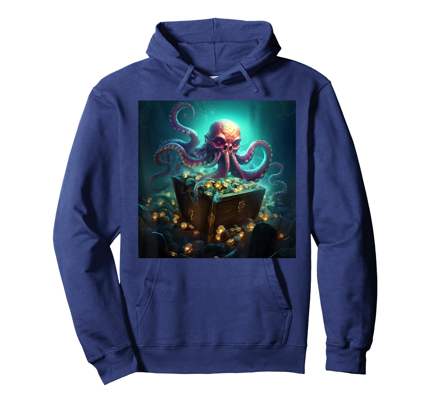 Kraken Treasure Chest Octopus T-Shirt