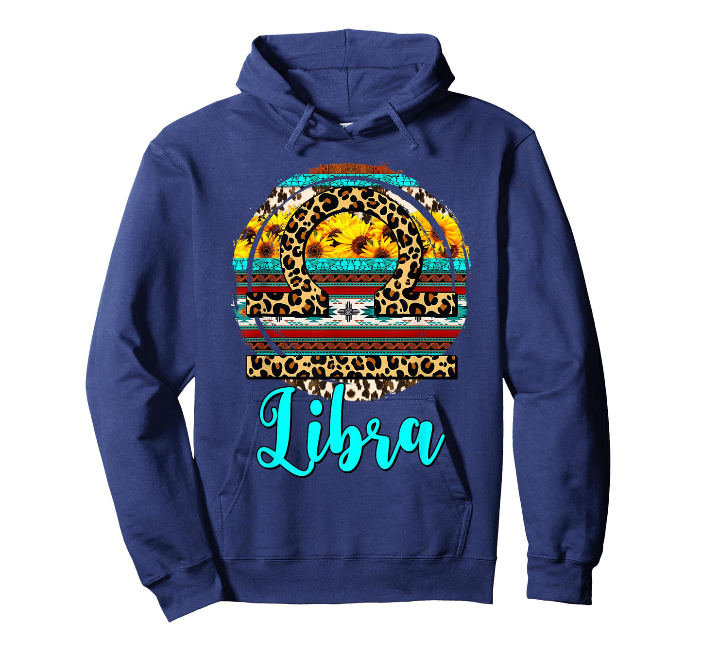 Libra Western Cowgirl Cowboy Leopard Zodiac Sign T-Shirt