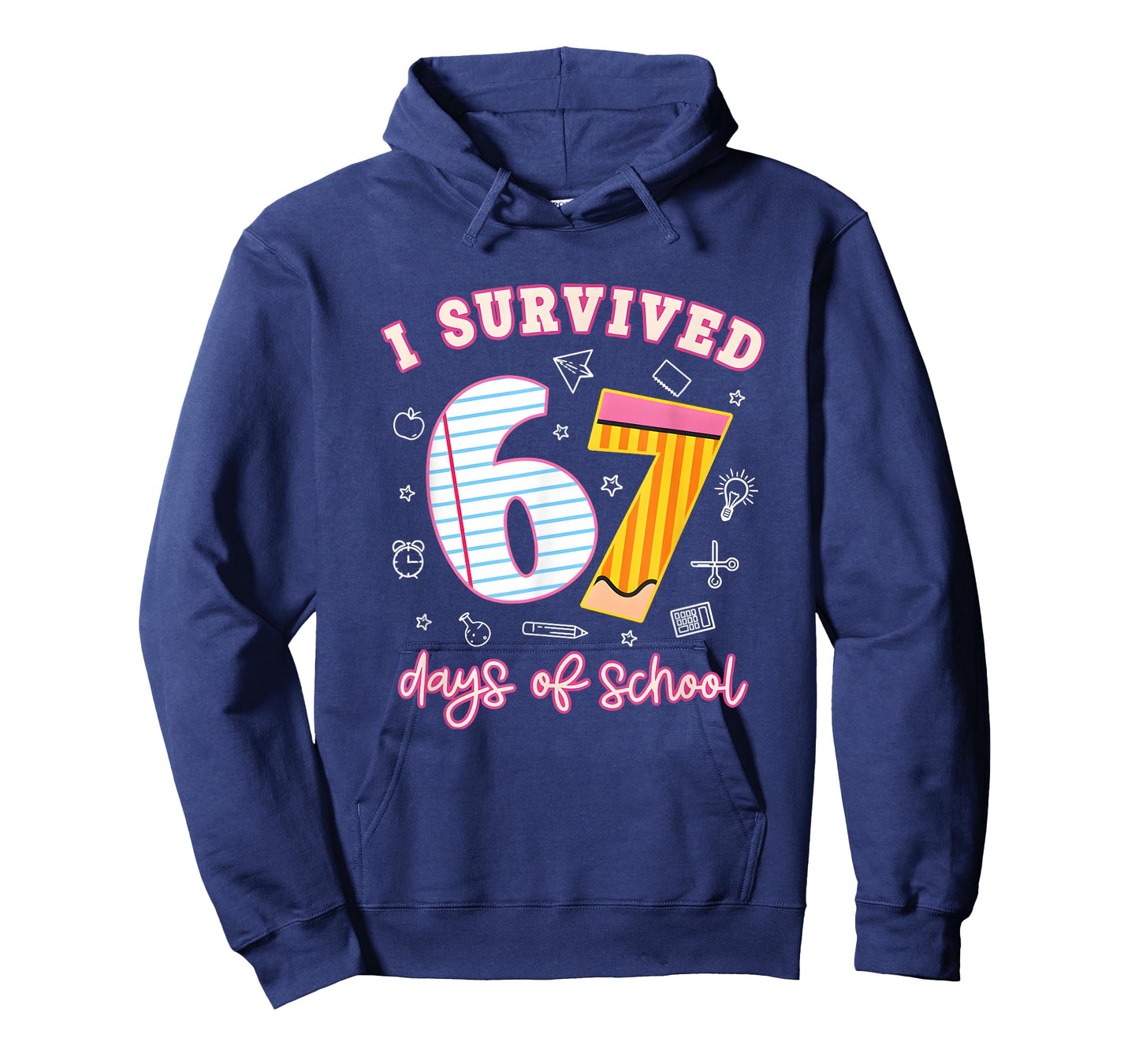 I Survived 67 Days of School Funny Meme Teacher Student T-Shirt