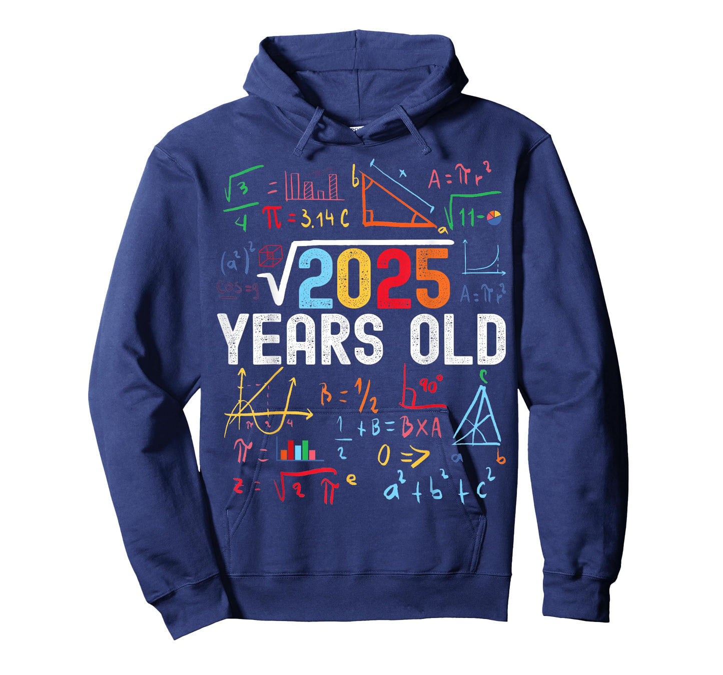 Square Root of 2025 45th Birthday 45 Years Old Birthday T-Shirt