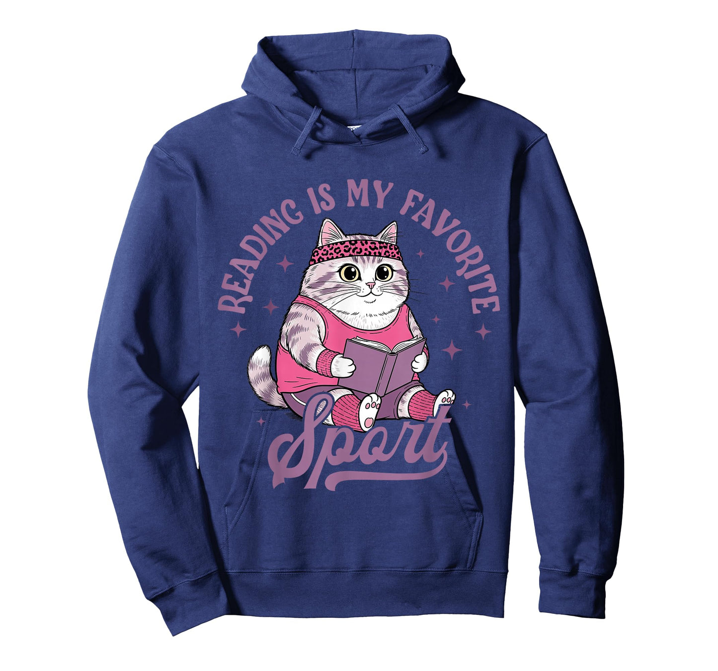 Reading is My Favorite Sport Bookworm Cat Lover Book-Club T-Shirt
