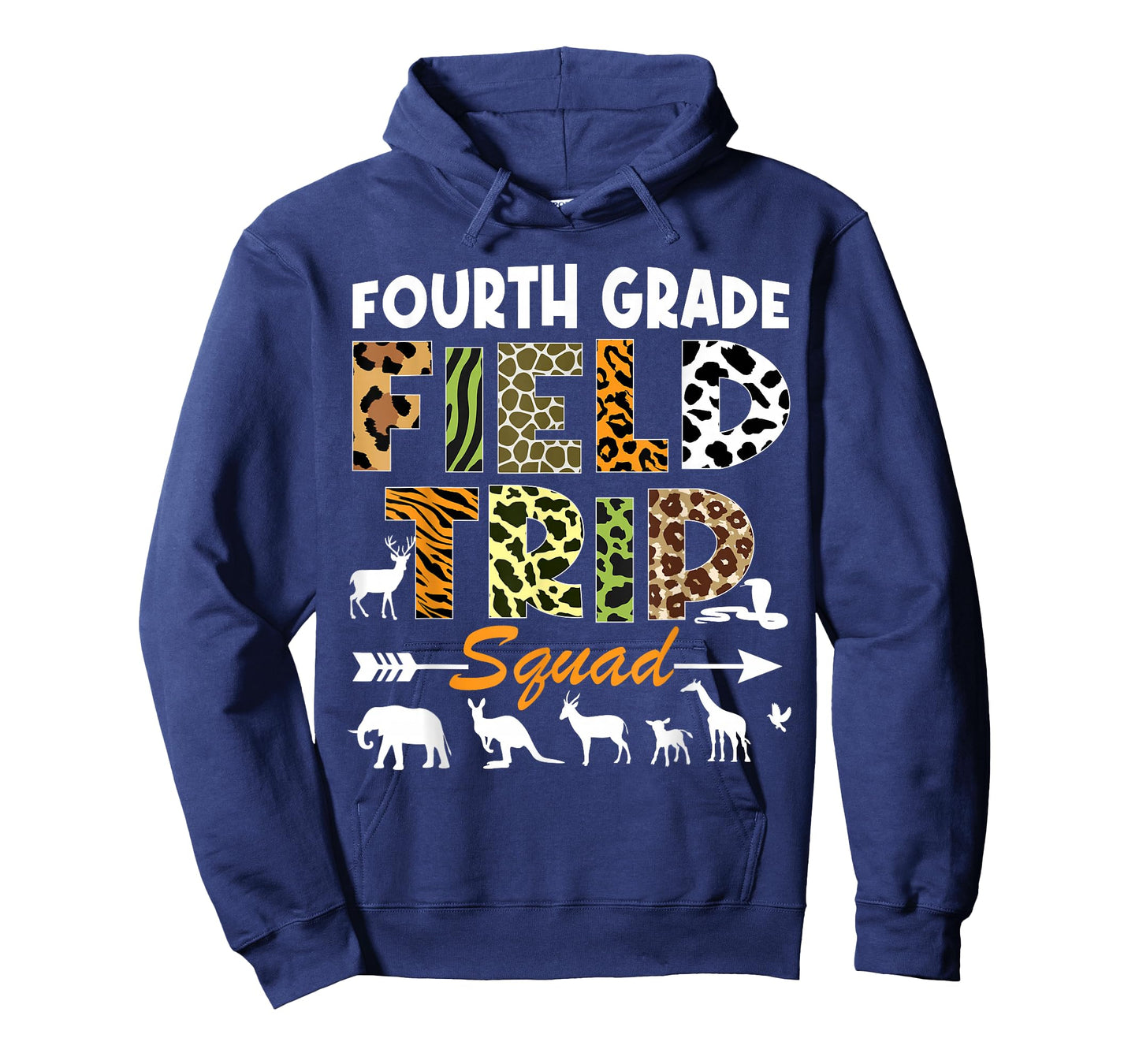 4th Grade Zoo Field Trip Squad Teacher Student Matching T-Shirt