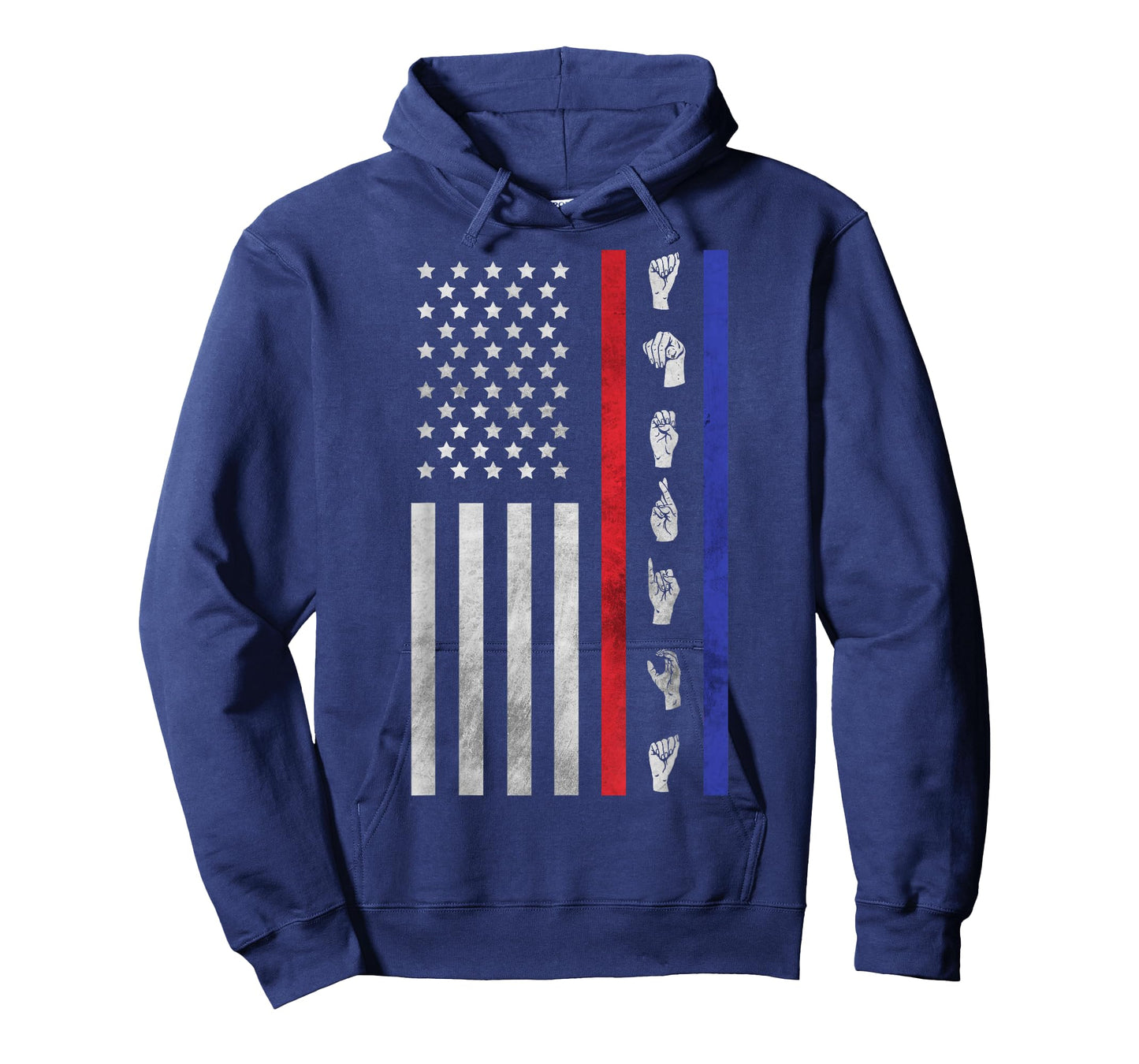 American Flag ASL Shirt American Sign Language America USA T-Shirt