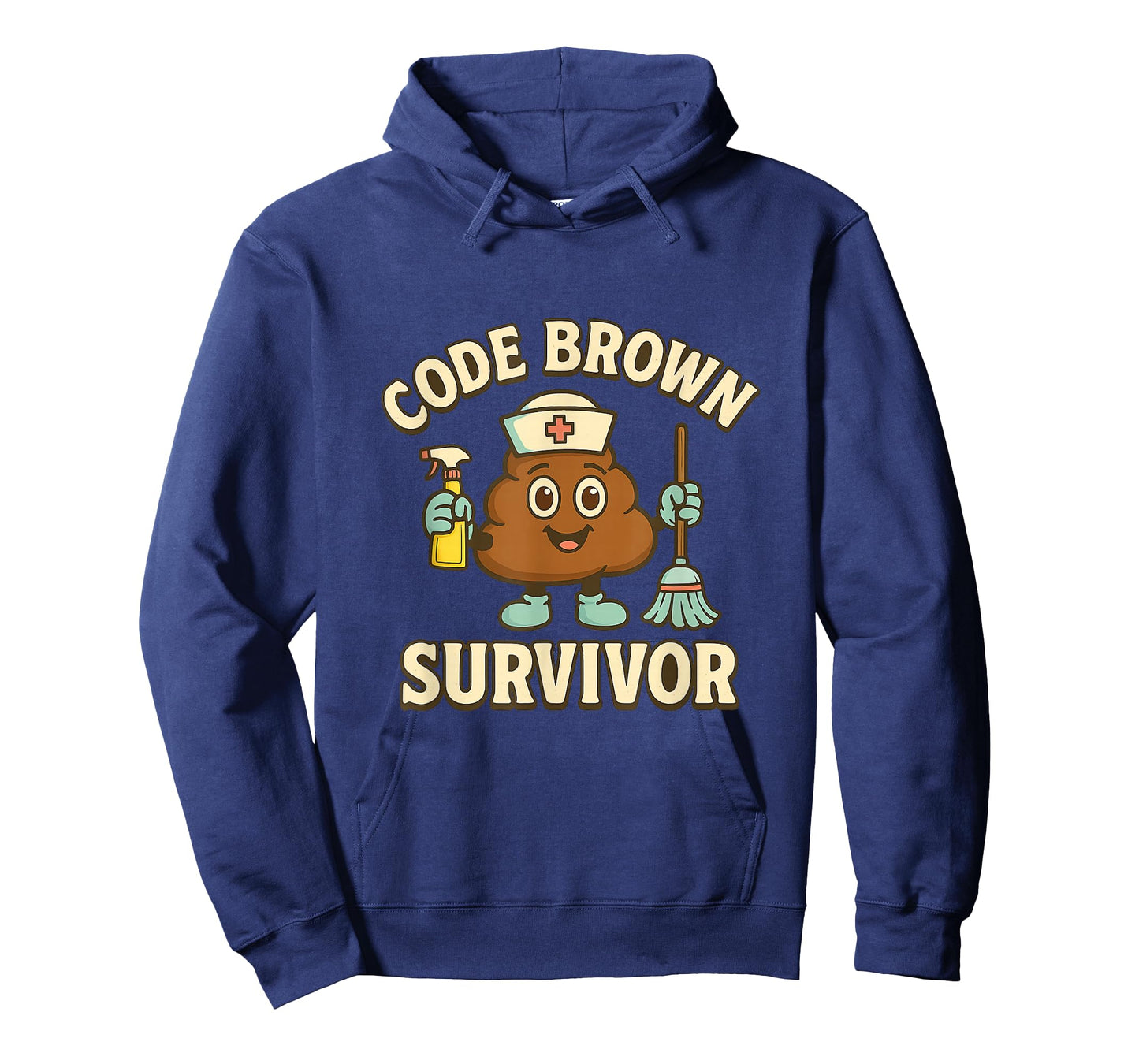 Code Brown Survivor Funny Nurse CNA Medical Humor Tee T-Shirt