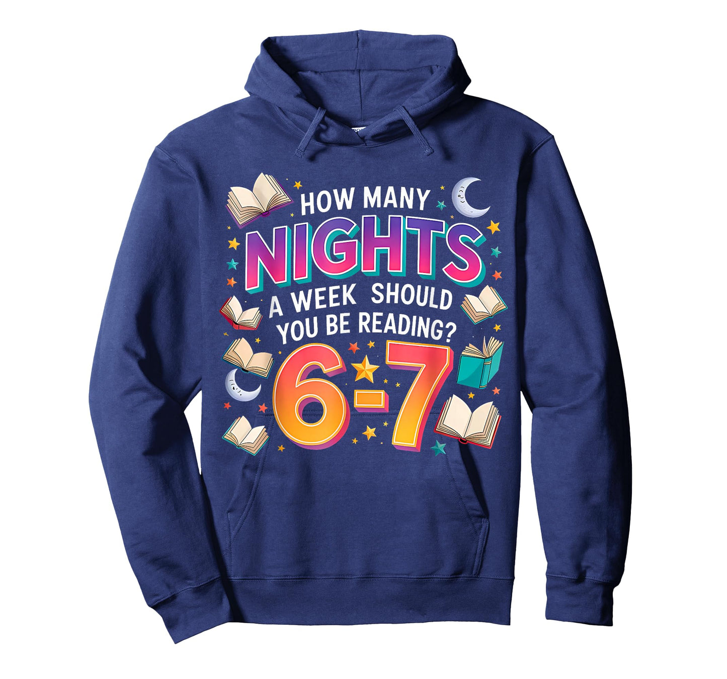 How Many Nights Reading 67 Funny Meme Six Seven Teacher 6 7 T-Shirt