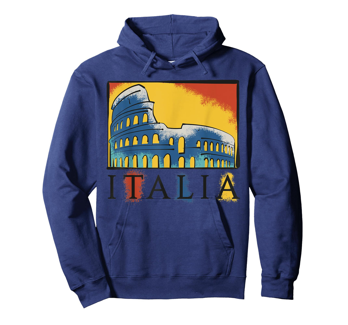 Italia Paint Splatter - Rome Colosseum, Italy Souvenir T-Shirt