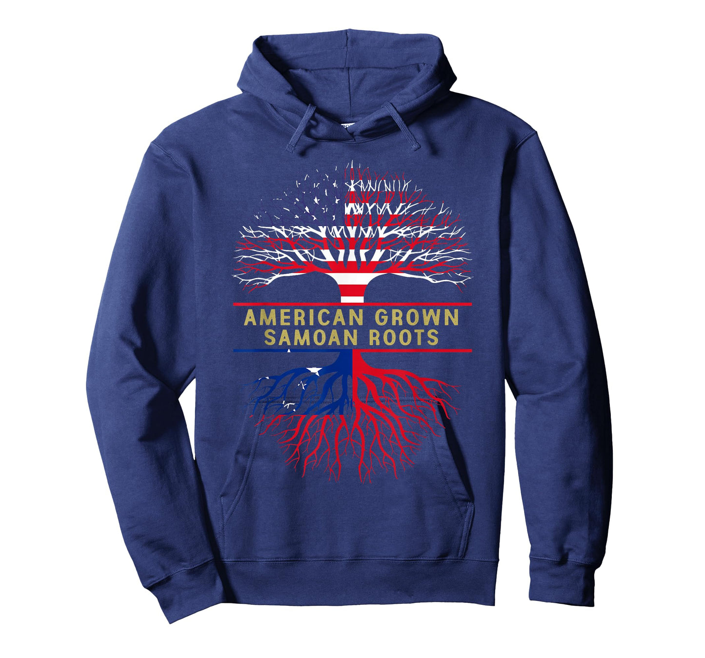 American Grown Samoan Roots America Samoa Tree Flag T-Shirt