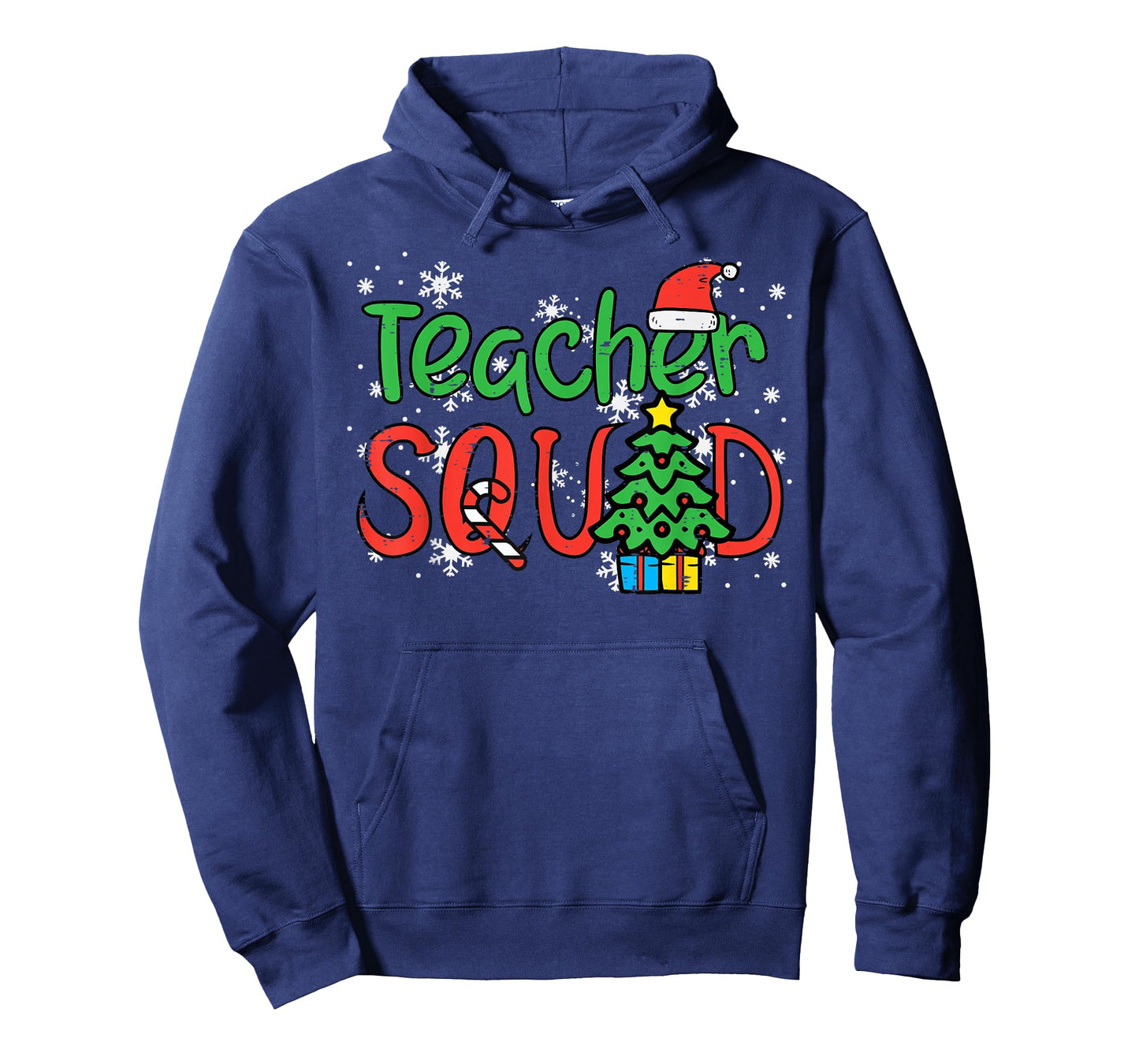 Christmas Teacher Squad Funny Xmas Teachers Crew Men Women T-Shirt