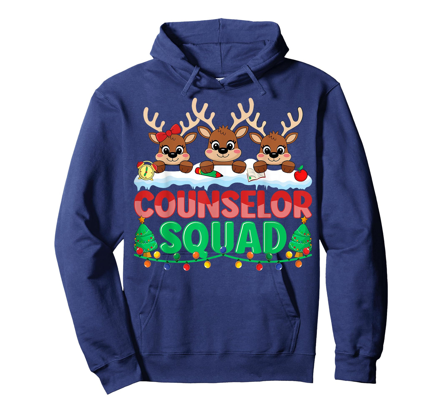 Counselor Squad Reindeer Xmas School Counselor Christmas T-Shirt