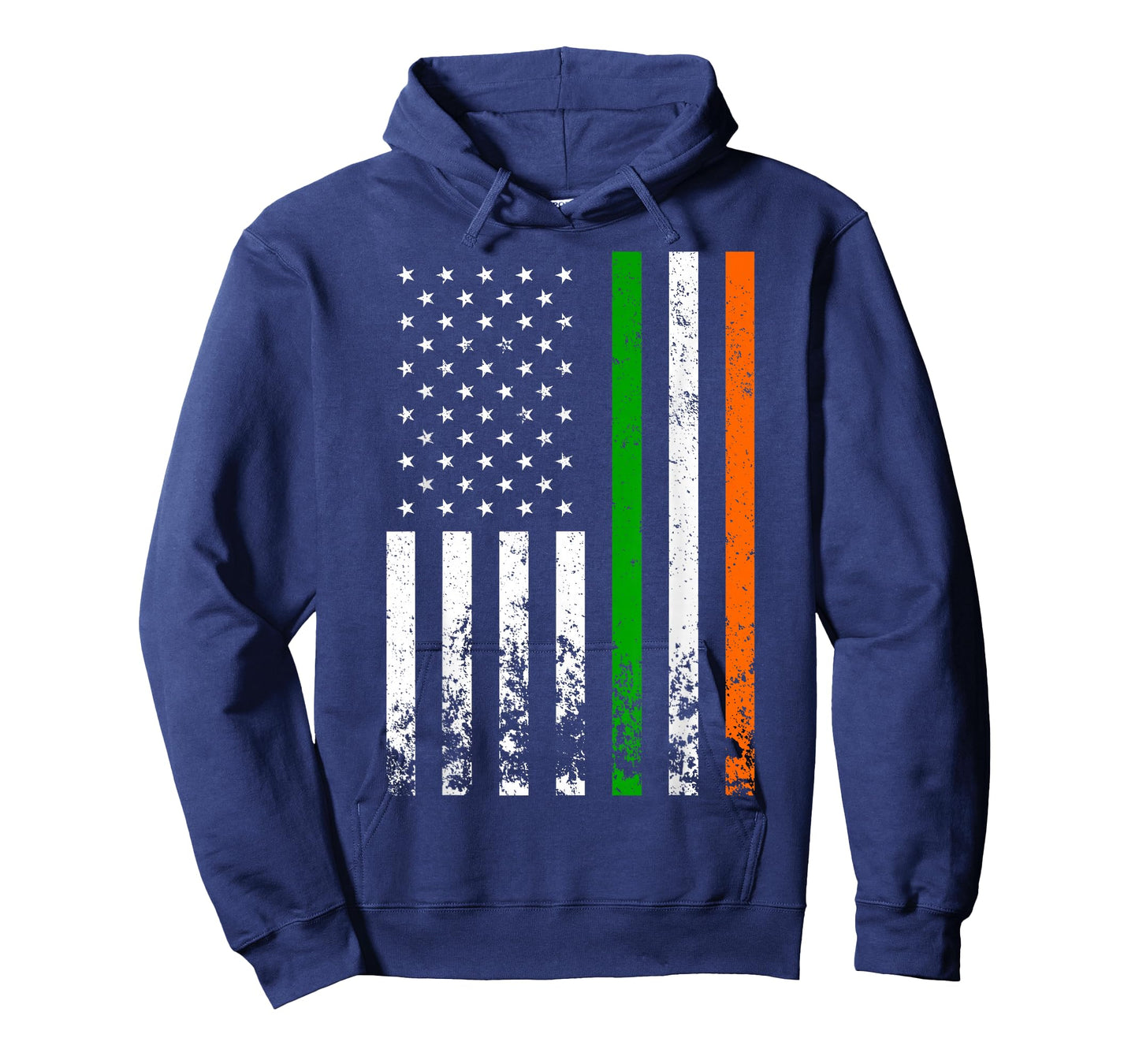 Irish American Flag Ireland Flag ST Patrick's Day Gift Lucky T-Shirt Small