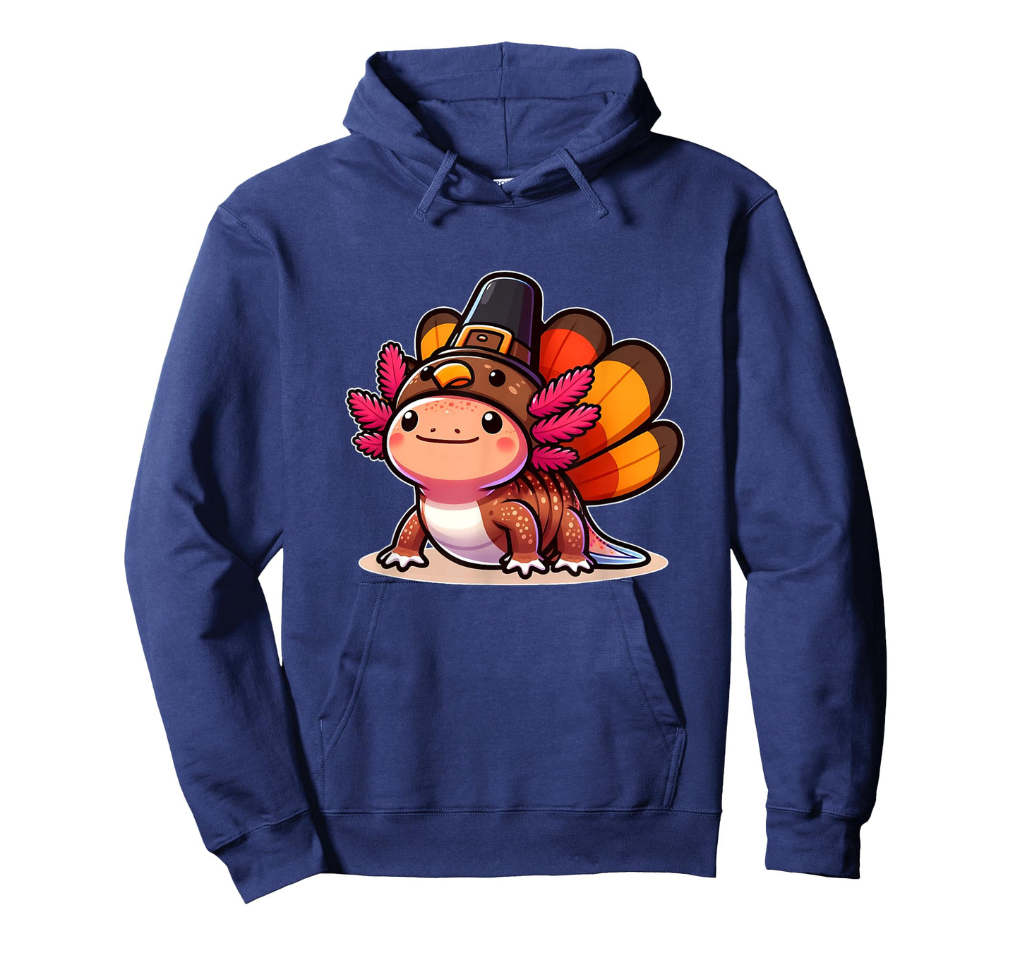 Funny Thanksgiving Shirts by Merch4life Pilgrim Axolotl in Turkey Disguise Unisex Kids T-Shirt Black Small Modern Cartoon Turtleneck Short Sleeve Thanksgiving Pet Costume